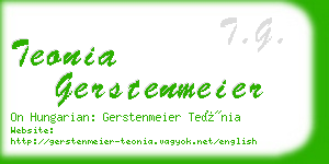 teonia gerstenmeier business card